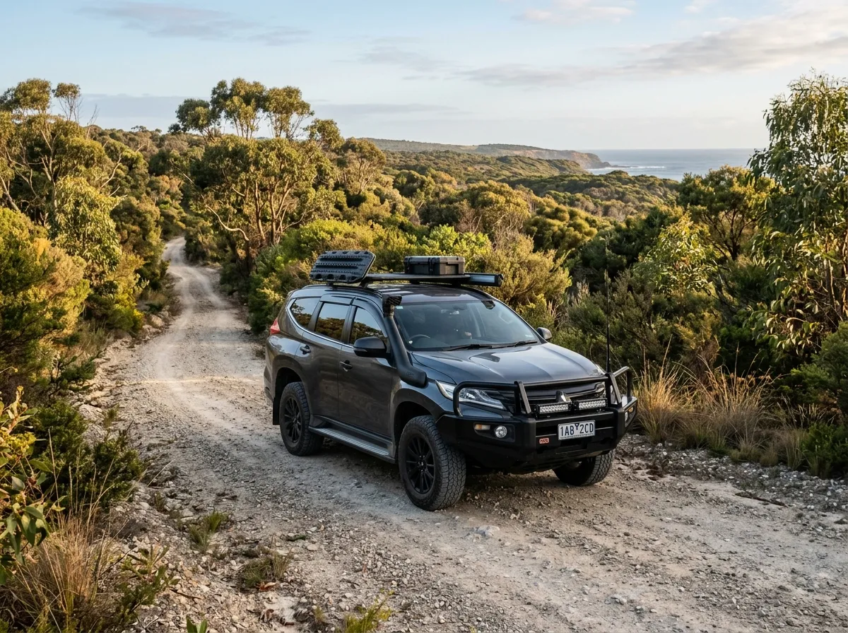 A spacious family SUV parked on a leafy Victorian suburban street in natural daylight